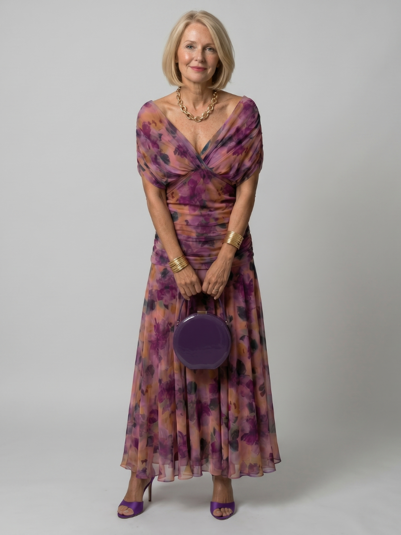 Calen | Off Shoulder Flow Maxi Dress
