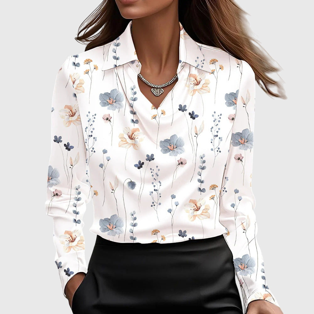 Juliana | Draped Elegant Blouse