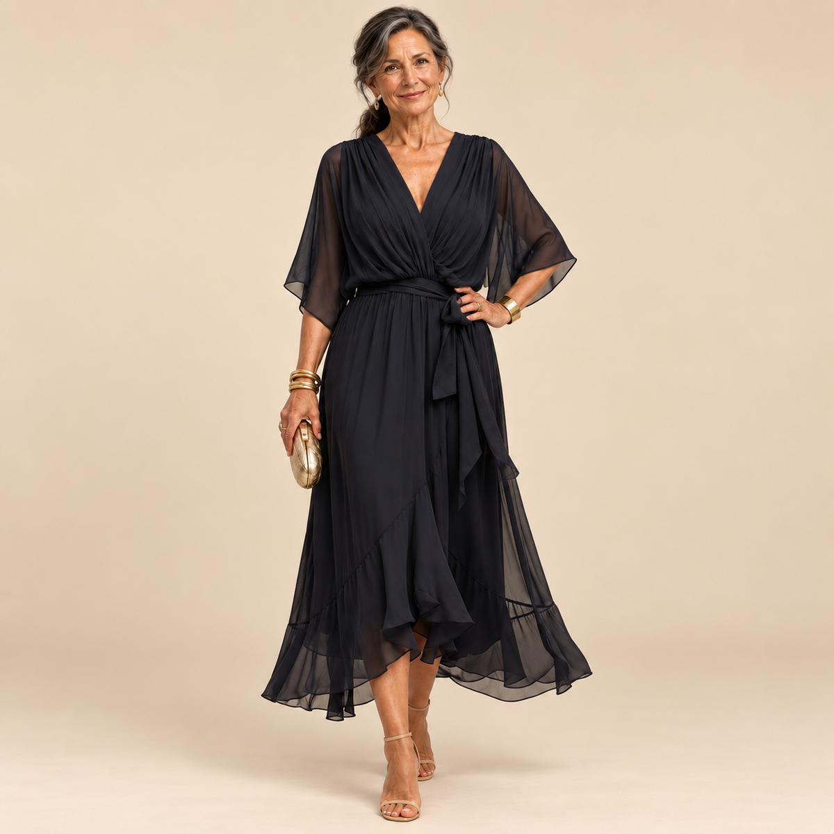 Monica | V-Neck Dress