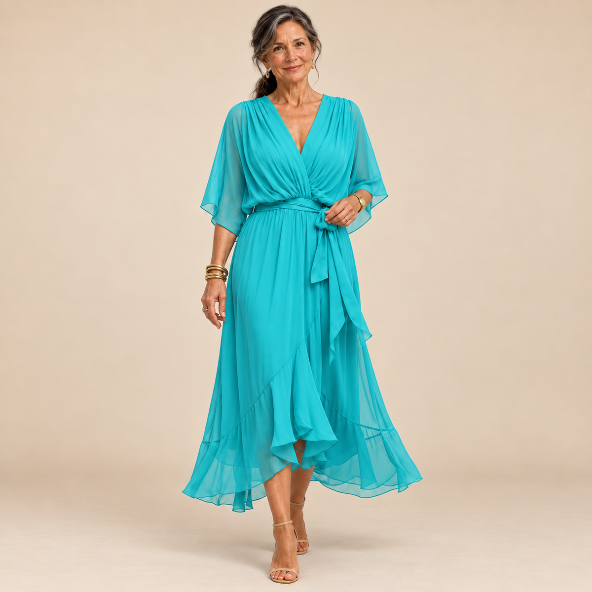 Monica | V-Neck Dress