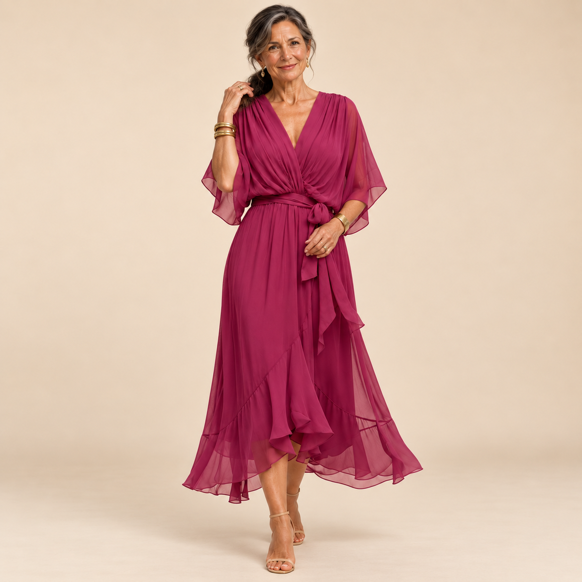 Monica | V-Neck Dress