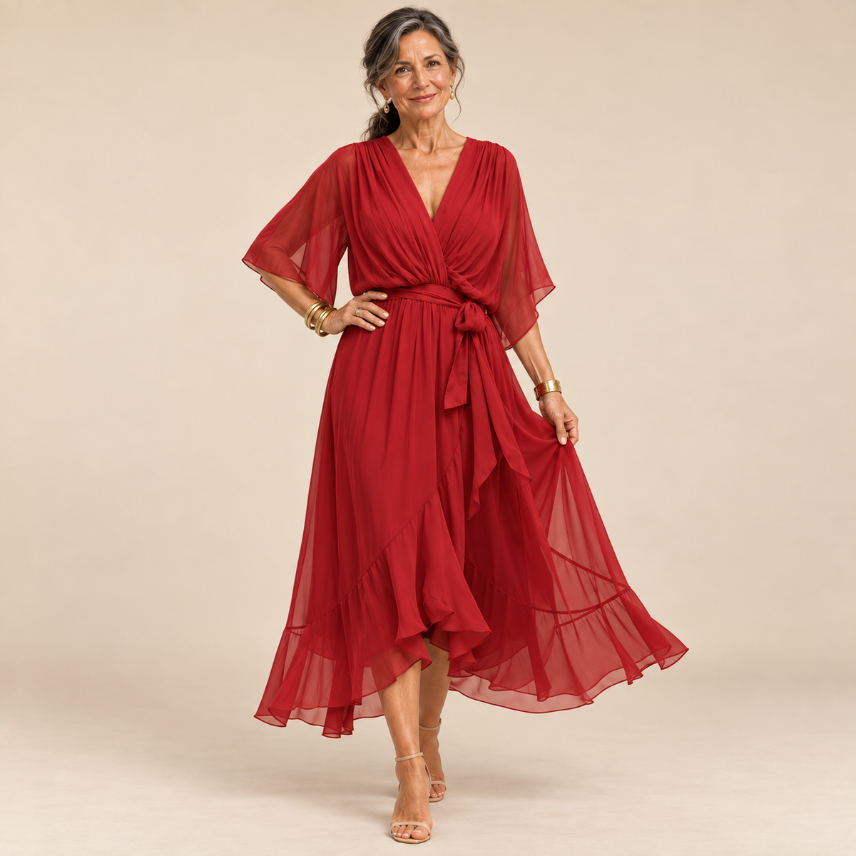 Monica | V-Neck Dress