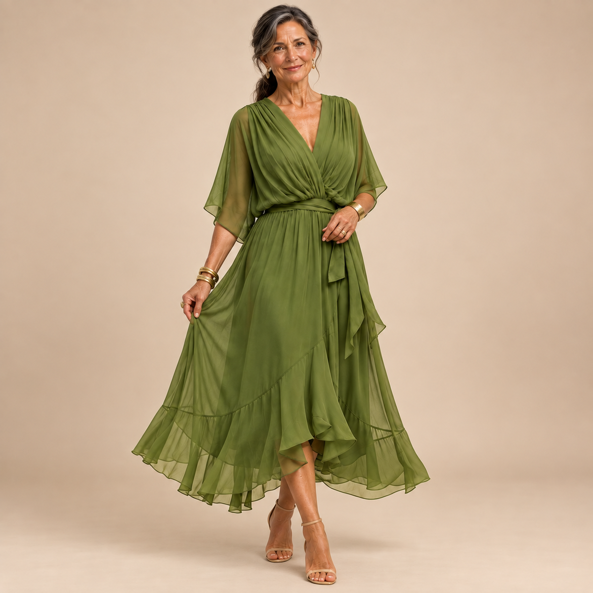 Monica | V-Neck Dress