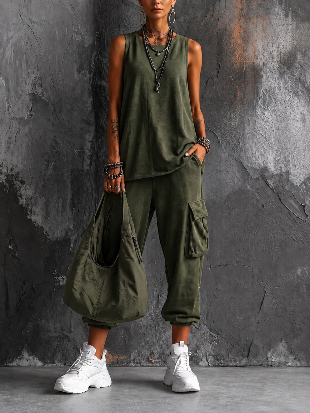 Casual Comfort Two-Piece Set + Free Bag
