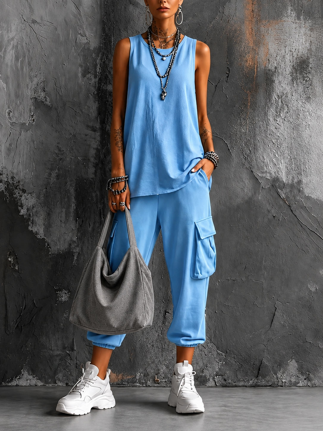 Casual Comfort Two-Piece Set + Free Bag