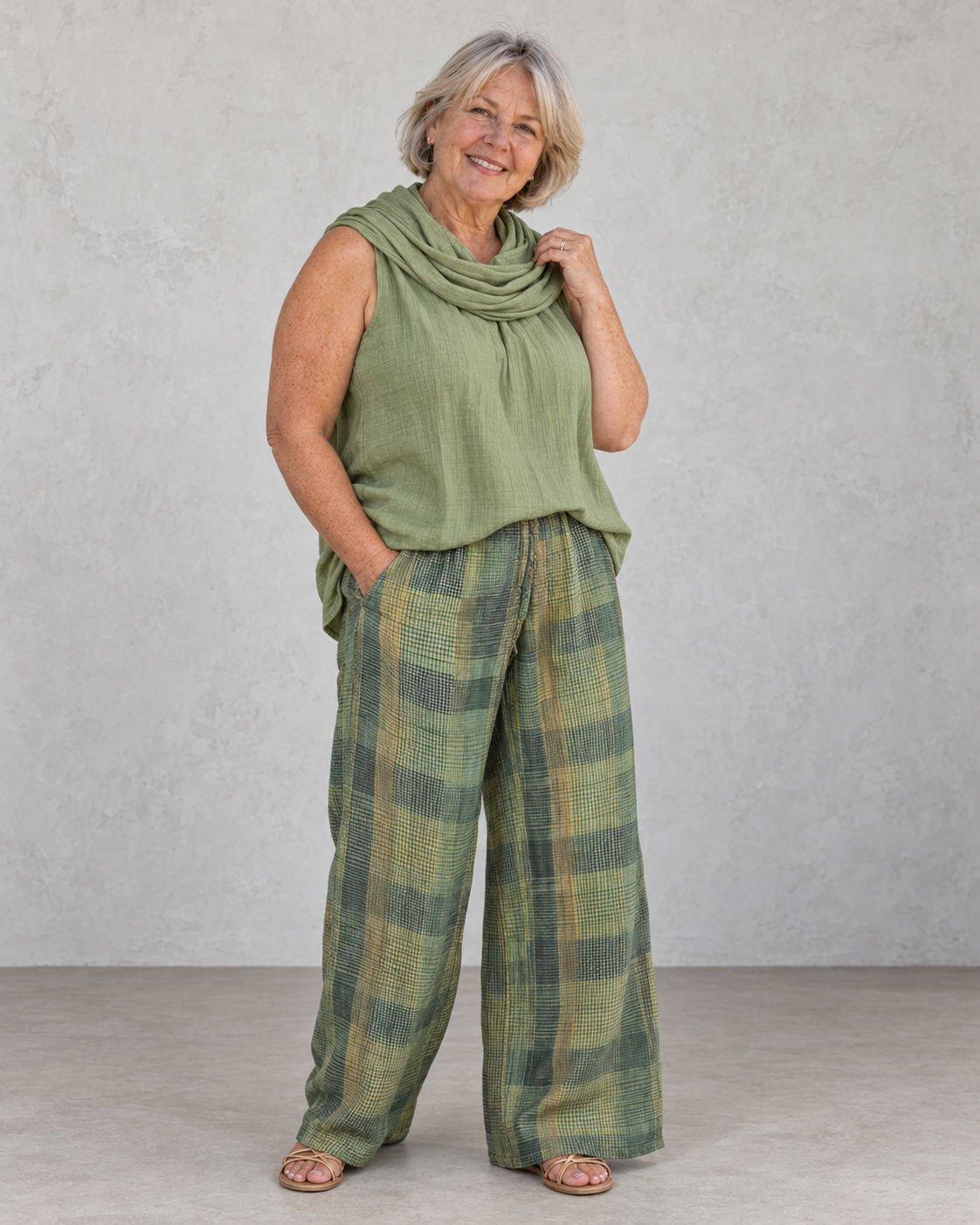 Elaine | Easy Wide-Leg Two Piece Set