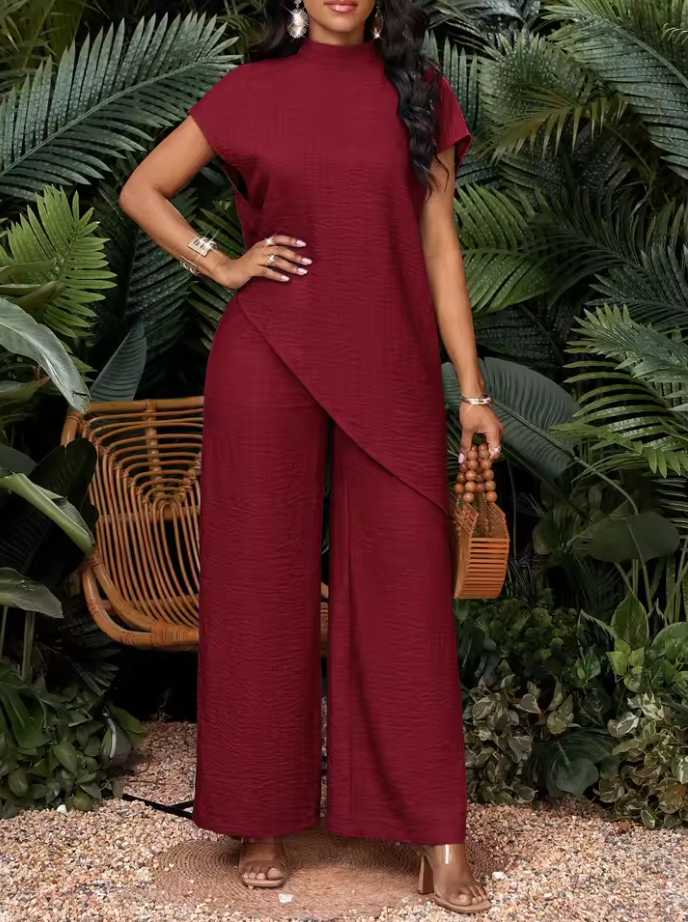 Lorraine | Elegant Asymmetric Two-Piece Summer Set