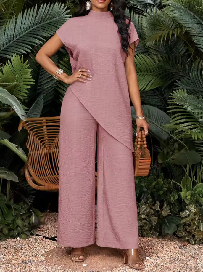 Lorraine | Elegant Asymmetric Two-Piece Summer Set