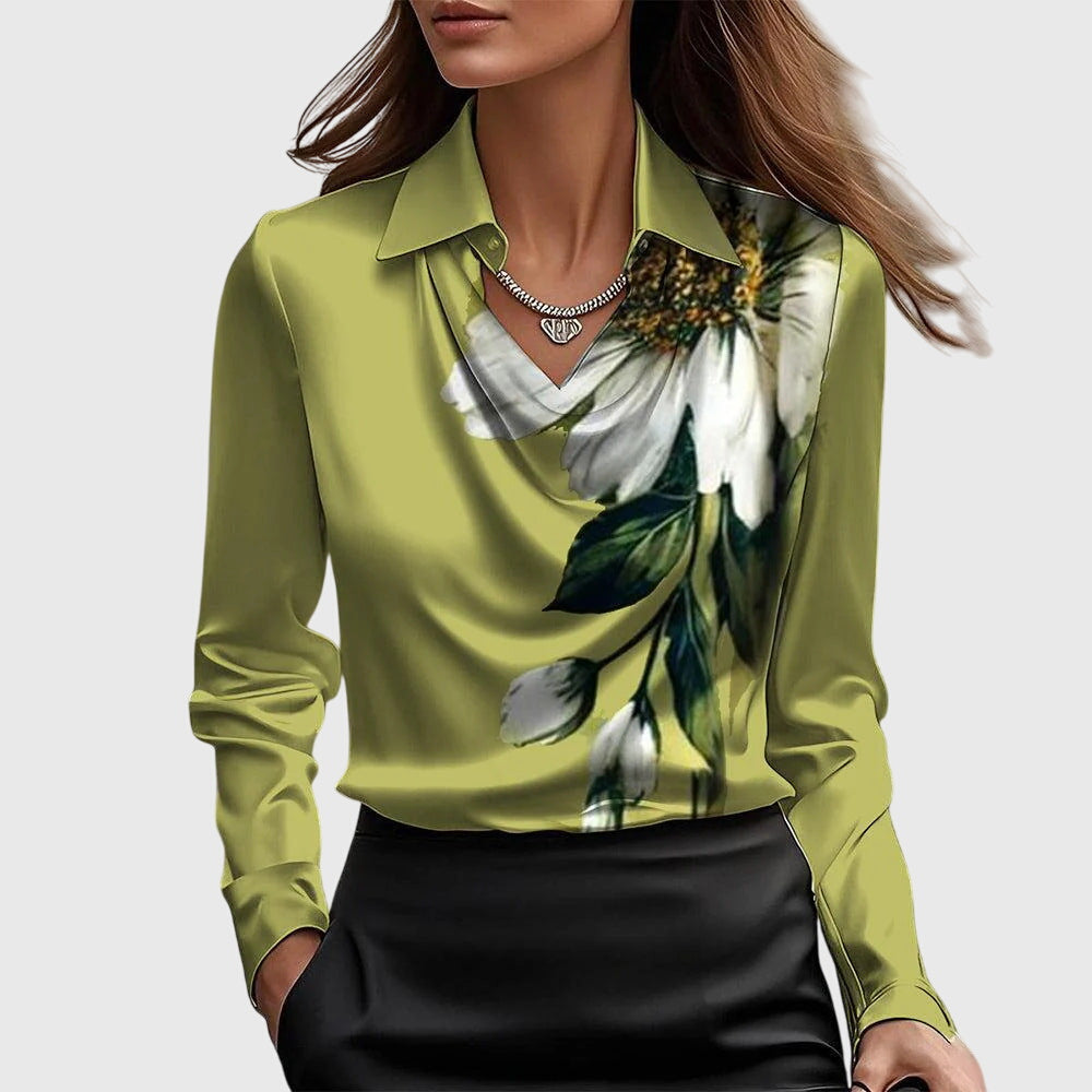 Juliana | Draped Elegant Blouse