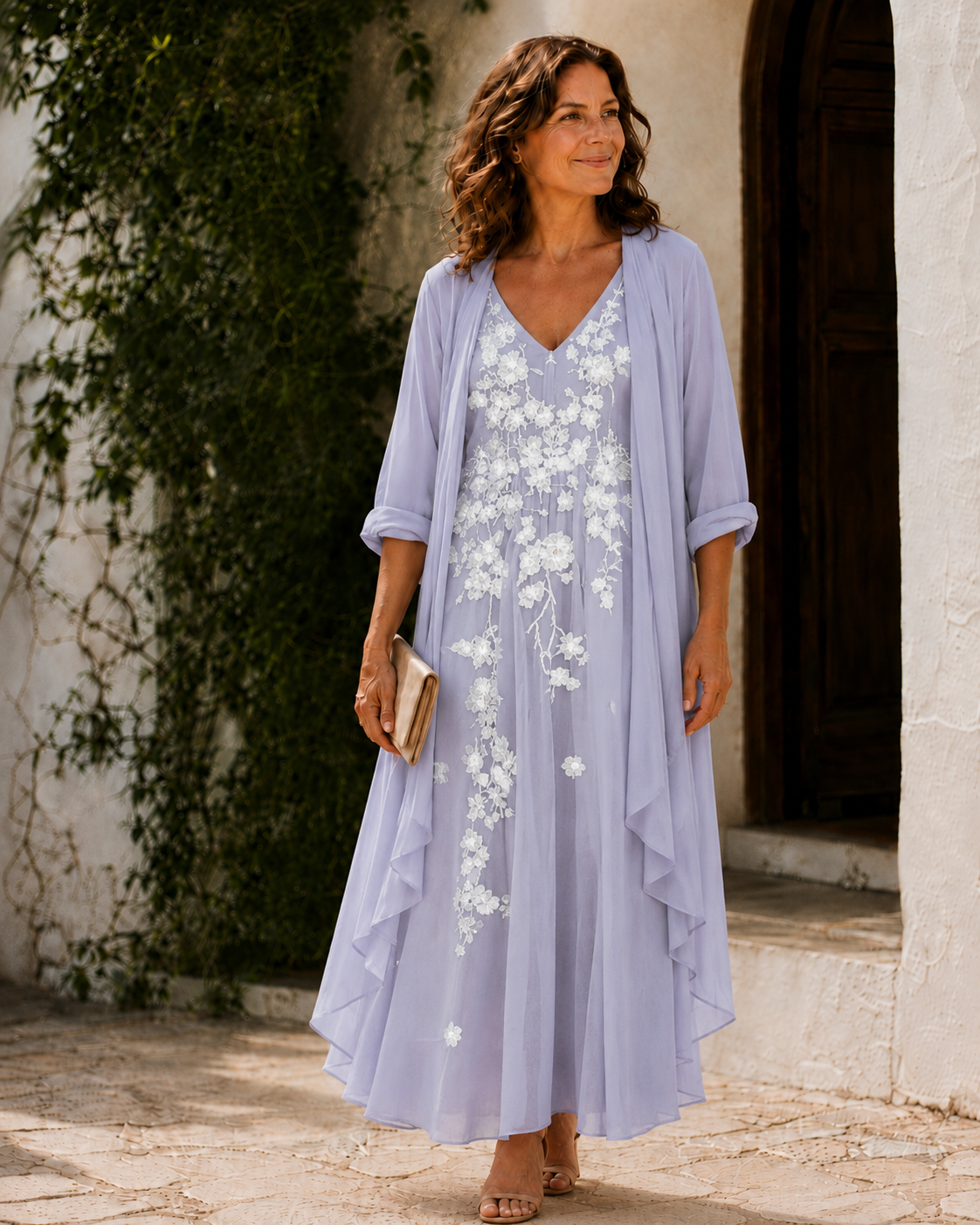 Juliet | Lace Duster Maxi Dress