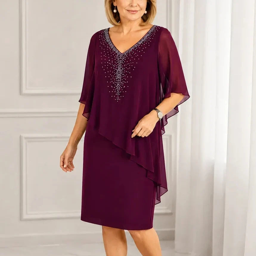 Amara | Elegant Draped Dress