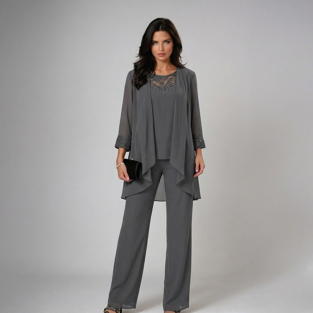 Iva | Wide-Leg Three-Piece Set