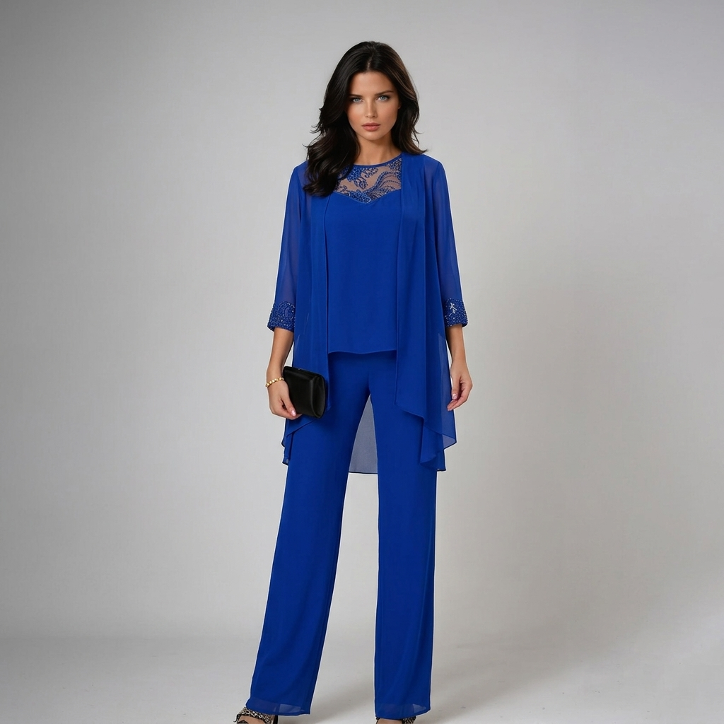 Iva | Wide-Leg Three-Piece Set