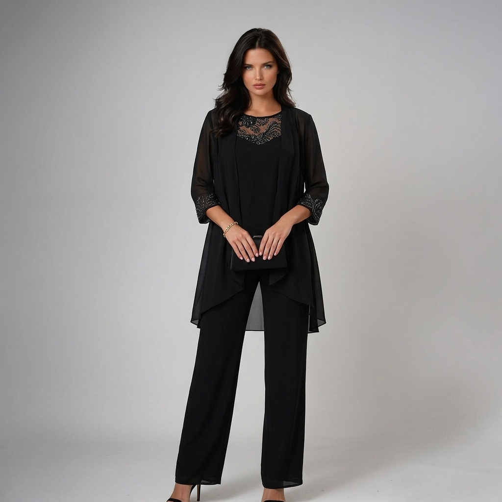 Iva | Wide-Leg Three-Piece Set