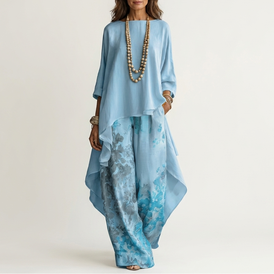 Isla Asymmetric Tunic Set