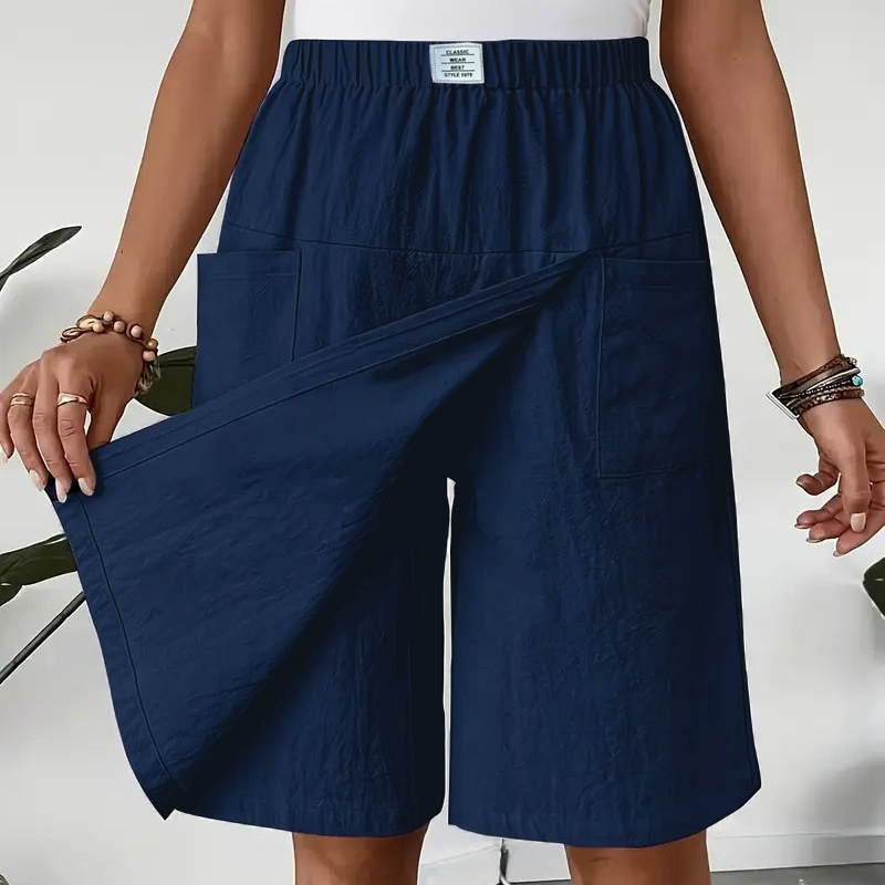 Britt | Elastic Skirt with Built-in Shorts