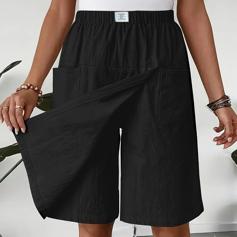 Britt | Elastic Skirt with Built-in Shorts